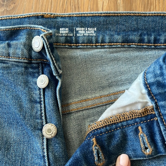 Old Navy distressed Jean Shorts - Picture 2 of 4